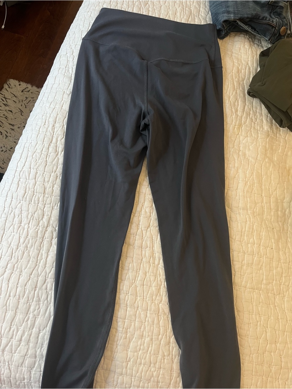 Quince Charcoal Gray High-Waist Leggings